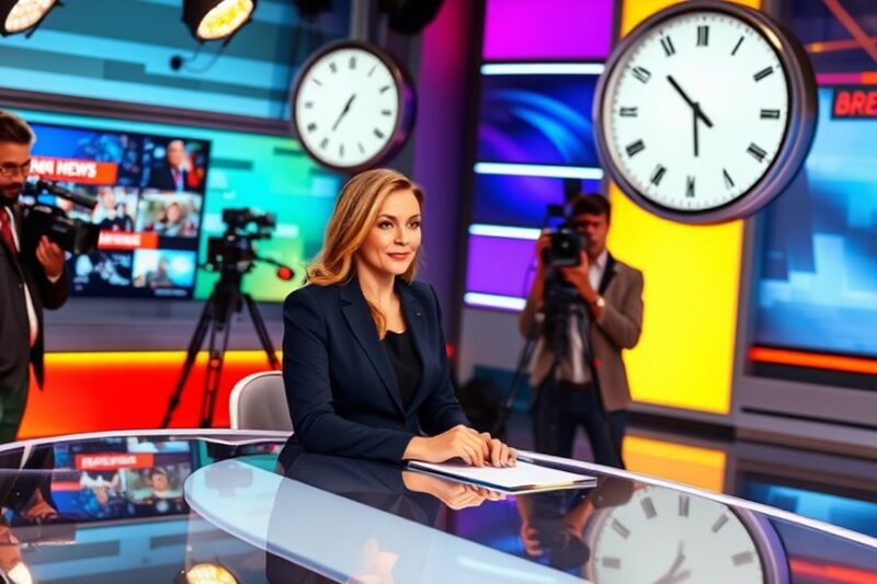 How News Anchors Prepare for Live Broadcasts
